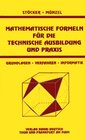 Buchcover Mathematische Formeln für die technische Ausbildung und Praxis