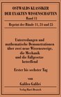 Buchcover Unterredungen und mathematische Demonstrationen