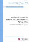 Buchcover Biodiversität und die Reform der Gemeinsamen Agrarpolitik