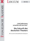 Buchcover Die Zukunft des deutschen Theaters