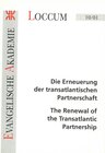 Buchcover Die Erneuerung der transatlantischen Partnerschaft