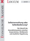 Buchcover Selbstverwaltung oder Selbstbedienung?