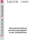 Buchcover Personalentwicklung und Leitungsaufgaben in den Landeskirchen