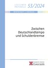 Buchcover Zwischen Deutschlandtempo und Schuldenbremse