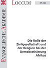 Buchcover Die Rolle der Zivilgesellschaft und der Religion bei der Demokratisierung Afrikas