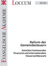Buchcover Reform der Gemeindesteuern