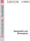 Buchcover Bahnpolitik und Börsengang