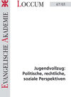 Buchcover Jugendvollzug: Politische, rechtliche, soziale Perspektiven