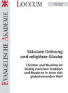 Buchcover Säkulare Ordnung und religiöser Glaube