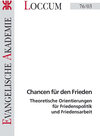 Buchcover Chancen für den Frieden