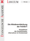 Buchcover Die Wiederentdeckung der Politik?!