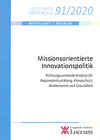 Buchcover Missionsorientierte Innovationspolitik