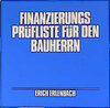 Buchcover Finanzierungs-Prüfliste für den Bauherrn