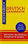 Buchcover Taschenbuch Deutsch Grammatik: Wortarten, Wortbildung, Satzglieder & Satzbau. Rund 150.000 Angaben