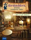 Buchcover Abrakadabra, dreimal schwarzer Kater