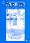 Buchcover Beiträge zur Stadtökologie