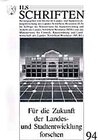 Buchcover Für die Zukunft der Landes- und Stadtentwicklung forschen