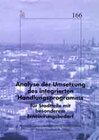 Buchcover Analyse der Umsetzung des integrierten Handlungsprogramms für Stadtteile mit besonderem Erneuerungsbedarf