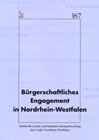 Buchcover Bürgerschaftliches Engagement in Nordrhein-Westfalen