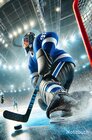 Buchcover Notizbuch Eishockey