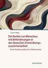 Buchcover Die Rechte von Menschen mit Behinderungen in der deutschen Entwicklungszusammenarbeit