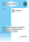 Buchcover Level-4-Fahrzeug für autonomen Personen- und Gütertransport im öffentlichen Verkehr