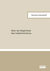 Buchcover Über die Möglichkeit des Indeterminismus