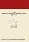 Buchcover Trauregister aus den Kirchenbüchern Südniedersachsens 1851 - 1900