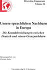 Buchcover Unsere sprachlichen Nachbarn in Europa