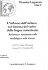 Buchcover L’influsso dell’italiano sul sistema del verbo delle lingue minoritarie.
