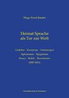 Buchcover Heimat Sprache als Tor zur Welt