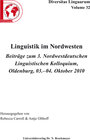 Buchcover Linguistik im Nordwesten