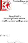 Buchcover Reduplikation in den Sprachen Japans