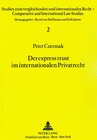 Buchcover Der express trust im internationalen Privatrecht