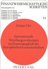 Buchcover Internationale Verteilungswirkungen im Finanzausgleich der Europäischen Gemeinschaften