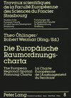 Buchcover Die Europäische Raumordnungscharta-The European Regional/Spatial Planning Charta-La Charte Européenne de l'Aménagement d