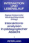 Buchcover Interaktionsanalysen in pädagogischer Absicht
