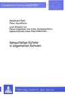 Buchcover Sehauffällige Schüler in allgemeinen Schulen