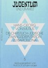 Buchcover Die christlich-jüdische Zwangsdisputation zu Barcelona