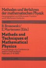 Buchcover Methods and Techniques of Mathematical Physics