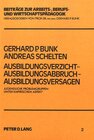 Buchcover Ausbildungsverzicht - Ausbildungsabbruch - Ausbildungsversagen