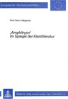 Buchcover «Amphitryon» im Spiegel der Kleistliteratur