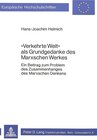 Buchcover «Verkehrte Welt» als Grundgedanke des Marxschen Werkes