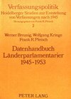 Buchcover Datenhandbuch Länderparlamentarier 1945-1953