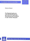 Buchcover Zunftgesetzgebung und Zunftverwaltung Brandenburg-Preussens in der frühen Neuzeit