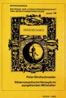 Buchcover Ritterromantische Versepik im ausgehenden Mittelalter