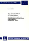 Buchcover «Der römische Cäsar mit Christi Seele»