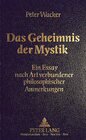 Buchcover Das Geheimnis der Mystik