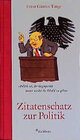 Buchcover Zitatenschatz zur Politik