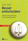 Buchcover Besser entscheiden